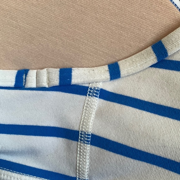 LULULEMON Blue & White Stripe Flow Y Bra size 4 - Picture 11 of 11
